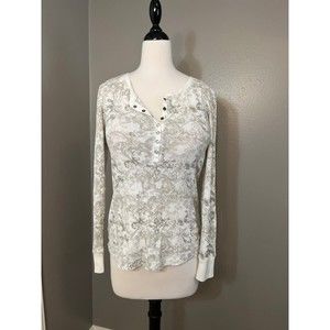 Women's Eddie Bauer Medium Thermal-Henley Top